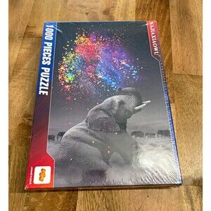 NAJIAXIAOWU 1000-Piece Sealed Cardboard Jigsaw Puzzle, Animals, 17+